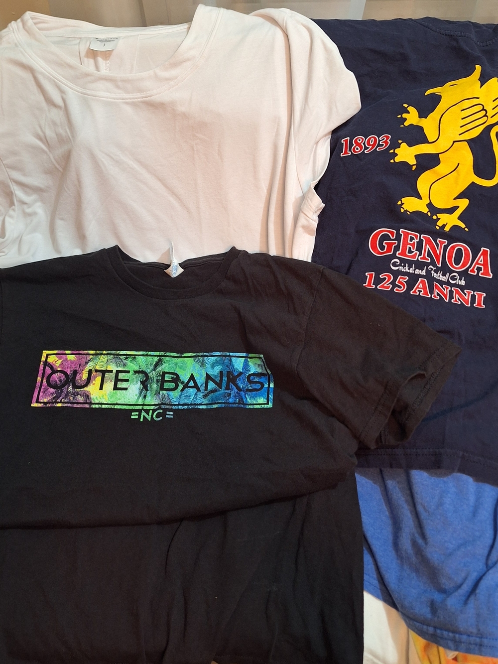 Outer Banks Black Graphic Kids Tee with Rainbow Logo